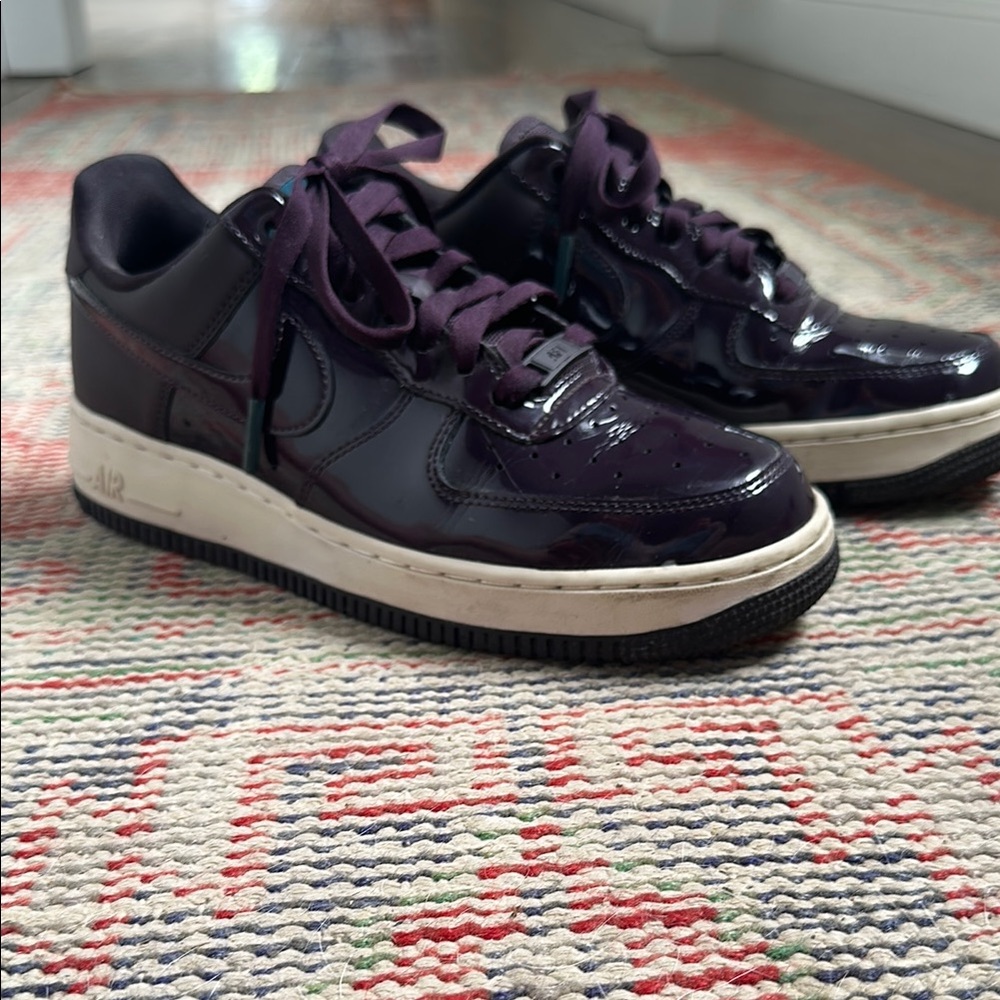 Nike Purple Patent Leather Sneakers